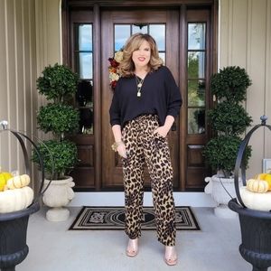 Boutique Leopard Joggers